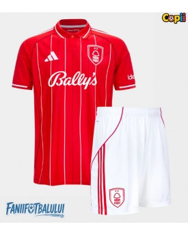 Nottingham Forest Echipament de Fotbal Replică 2025-26 Copii Acasa (+ Șorturi)